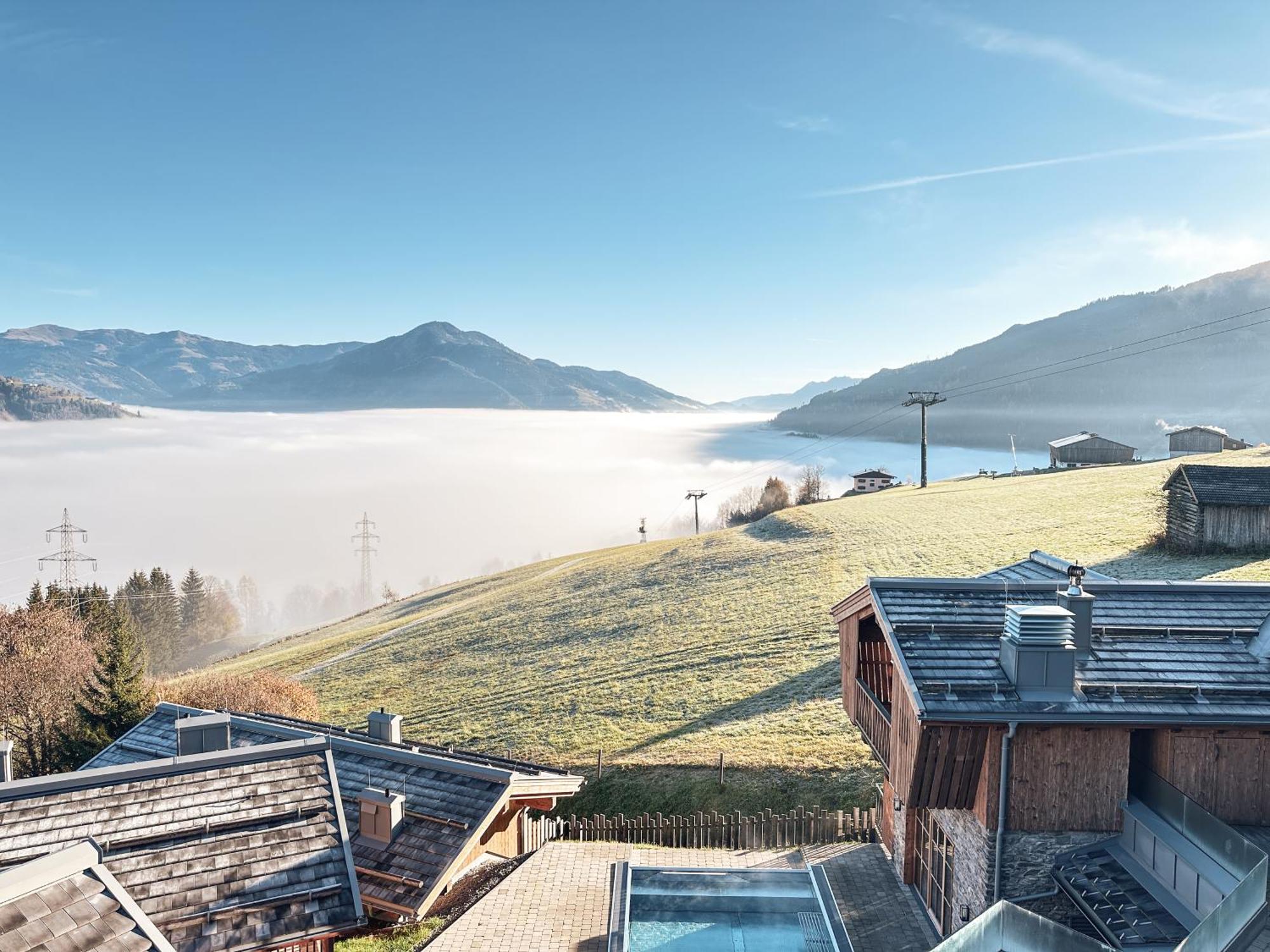 Chaletdorf Zaglgut Kaprun Ski In&Ski Out Bagian luar foto