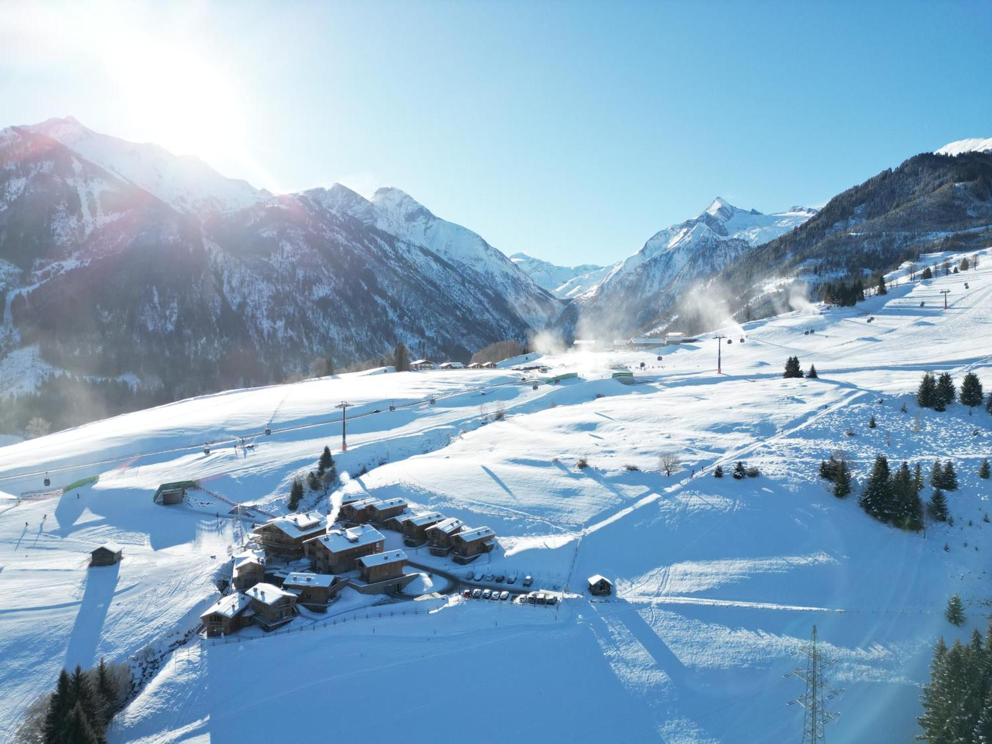 Chaletdorf Zaglgut Kaprun Ski In&Ski Out Bagian luar foto