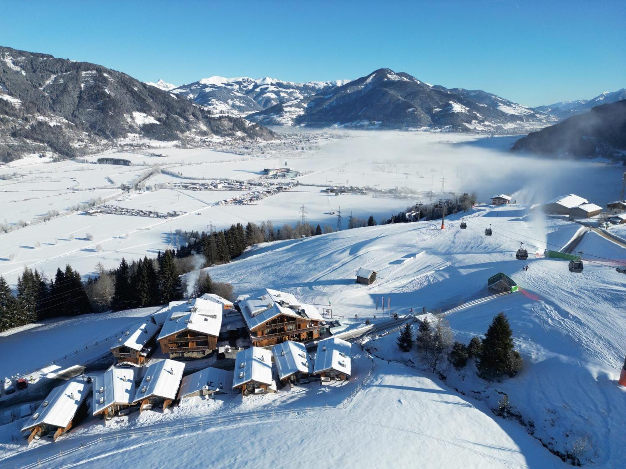Chaletdorf Zaglgut Kaprun Ski In&Ski Out Bagian luar foto