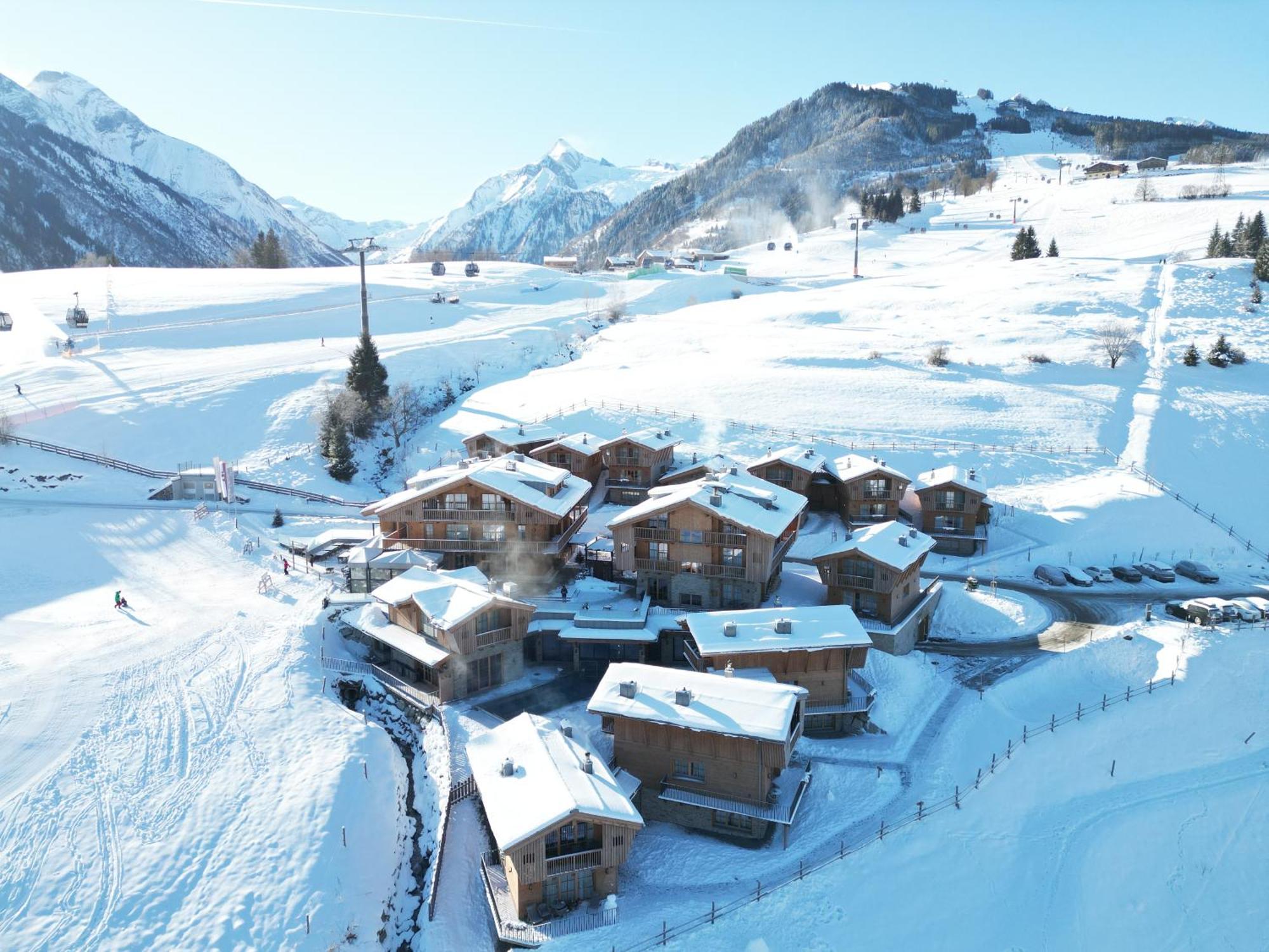 Chaletdorf Zaglgut Kaprun Ski In&Ski Out Bagian luar foto